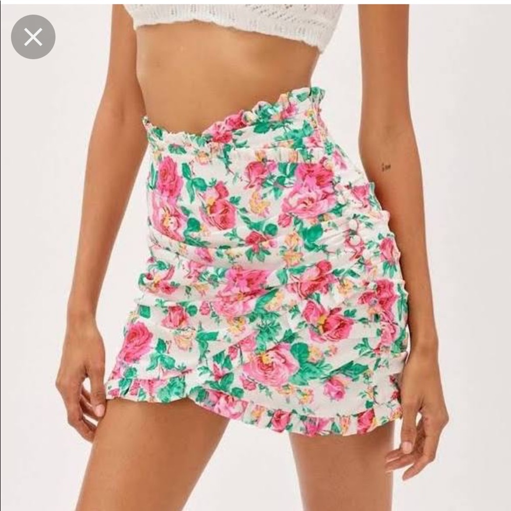 For love and lemons Becca mini skirt